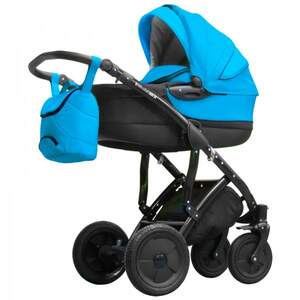 Универсальная коляска 2 в 1 Kinder Rich Black Blaze
