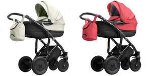Универсальная коляска 2 в 1 Kinder Rich Black Blaze