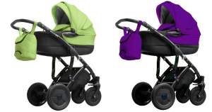 Универсальная коляска 2 в 1 Kinder Rich Black Blaze